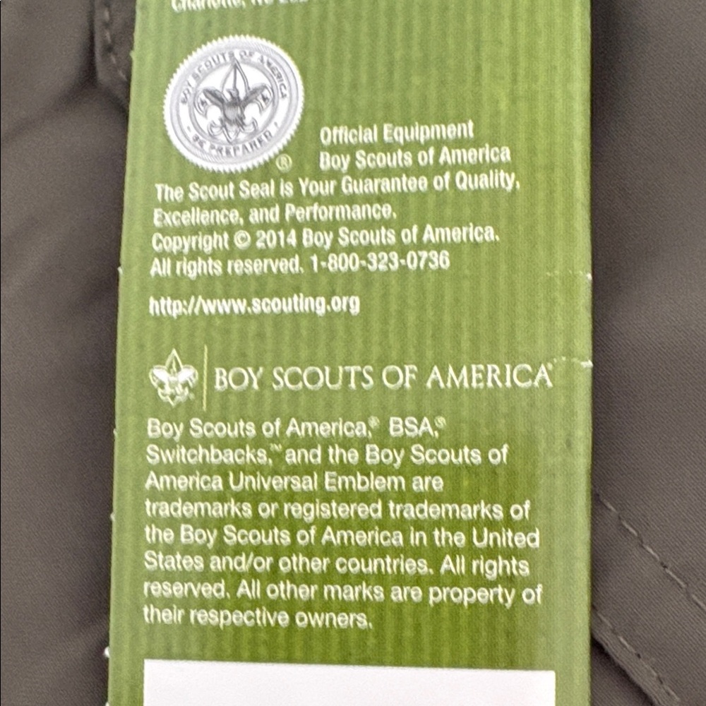 Boy Scouts Cargo pants in Green. - Picture 4 of 4